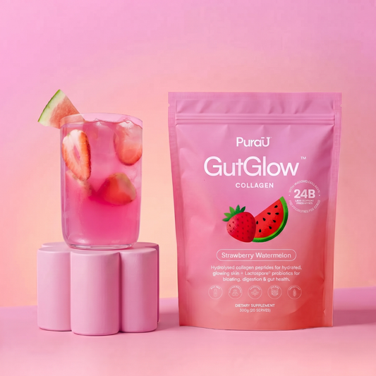 GutGlow™ Collagen - Strawberry Watermelon